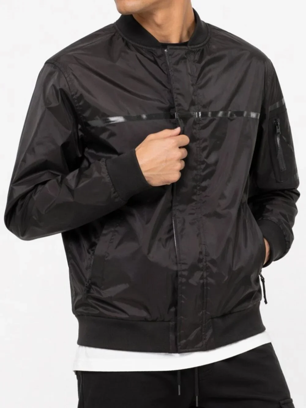 PUMA Select x Stampd Black Zip Up Bomber Jacket Coat Small